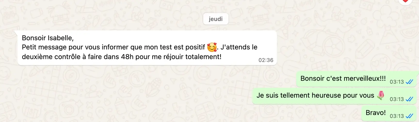 Témoignage d'une personne accompagnée par Fertility Boost