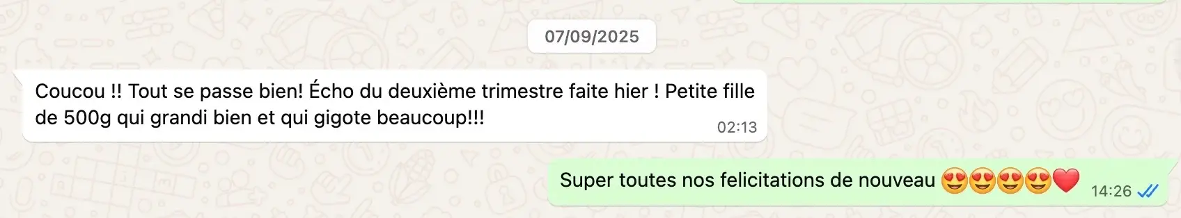 Personne accompagnée par Fertility Boost