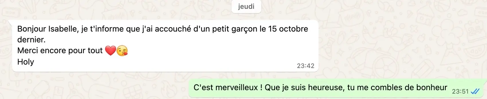 Témoignage d'une personne accompagnée par Fertility Boost
